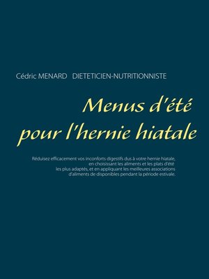 cover image of Menus d'été pour l'hernie hiatale